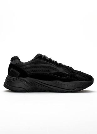 Чоловічі кросівки adidas yeezy boost 700 v2 all black5 фото