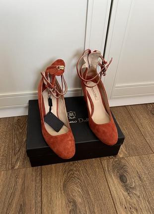 Massimo dutti туфлы замшевые оригинал 38р в коробке4 фото