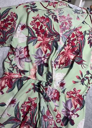 &other stories вискозное макси платье в цветочный принт7 фото