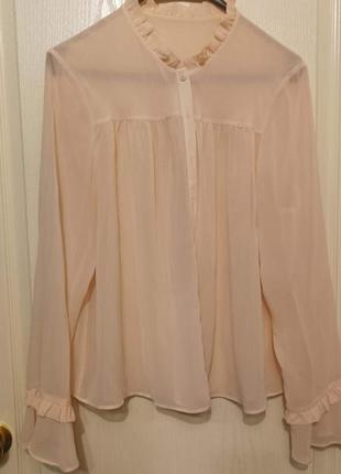 Дуже гарна ніжна шифонова блуза