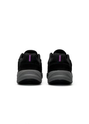 Чоловічі кросівки adidas ozelia originals black purple7 фото