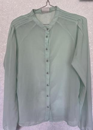 Блуза бірюзового кольору