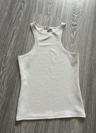 Майка блуза алкоголичка без рукавов h&m