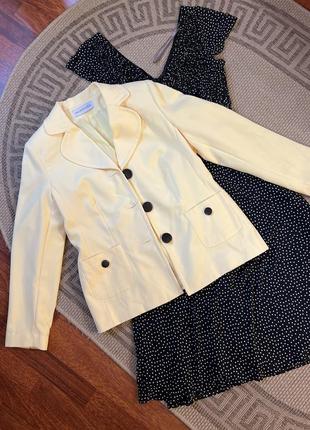 Жакет піджак  жовтий  (вершкове  масло )wardrobe