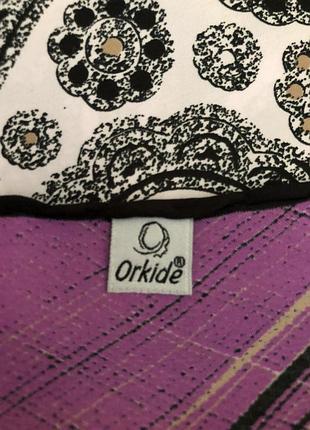 Красива шовкова хустка платок orkide