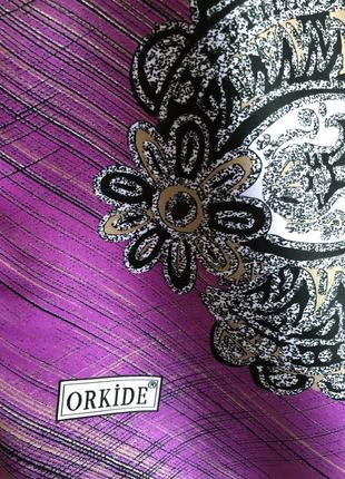 Красива шовкова хустка платок orkide