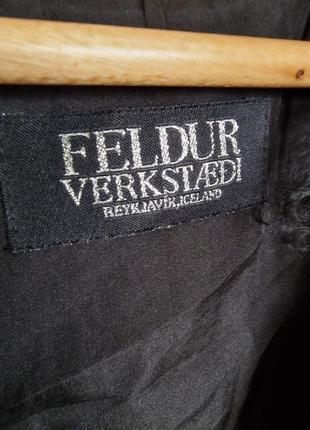 Оригинальная жилетка, жилет из натуральной ламы известного исландского бренда feldur verkstaedi3 фото