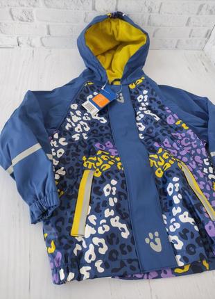 Куртка демисезонная, дождевик на флисе lupilu, р. 98/104 (арт 216)3 фото