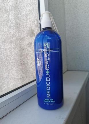 Маска для волосся та шкіри голови mediceuticals mx dual therapy mask