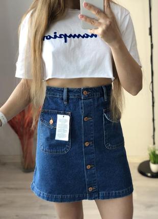 Джинсовая юбка denim co