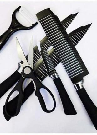 Набор ножей 6 предметов из нержавеющей стали