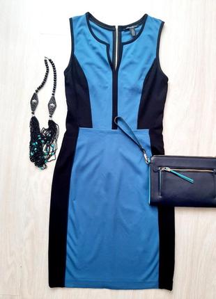 Cтильное синее с черным платье марки kenneth cole