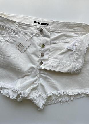 Джинсові шорти білі 3