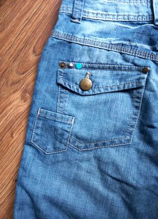Шорты женские джинсовые 36 синие5 фото