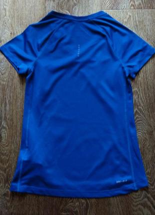 Синяя женская спортивная футболка майка nike размер xs8 фото