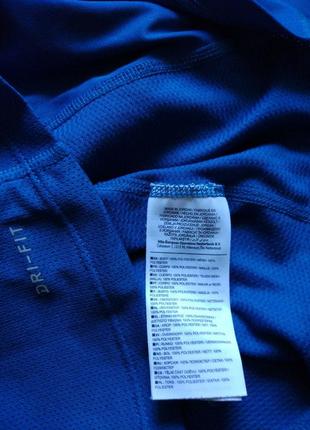 Синяя женская спортивная футболка майка nike размер xs5 фото