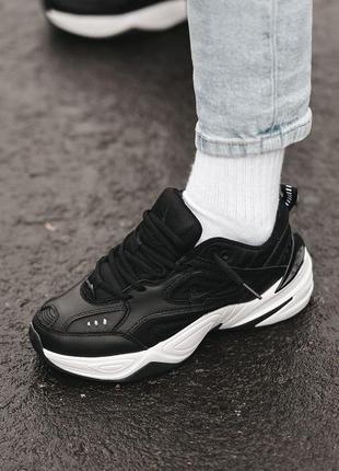 Женские кроссовки nike m2k tekno black white 36-37-38-39-40-41