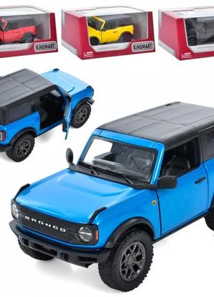 Металлическая машинка kinsmart 2022 ford bronco kt5438wb