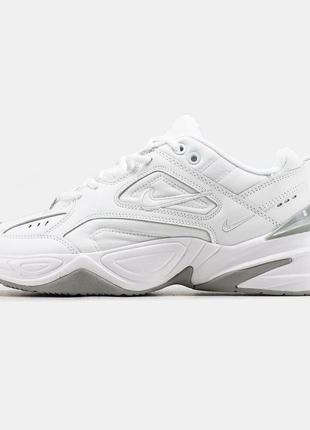 Мужские кроссовки nike m2k tekno white grey 44-45