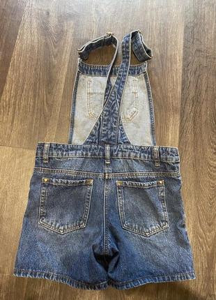 Сарафан джинсовый шорты комбинезон 140-1463 фото