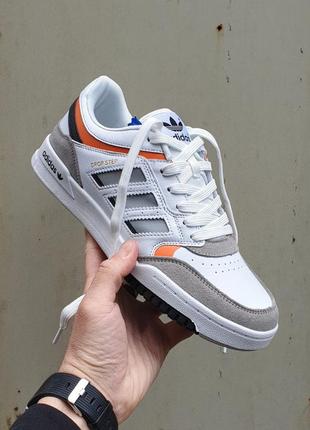 Кроссовки adidas drop step •white beige coral•8 фото