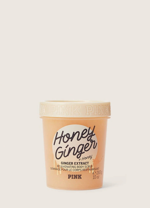 Медово-имбирный скраб для тела от victoria’s secret pink honey ginger scrub1 фото