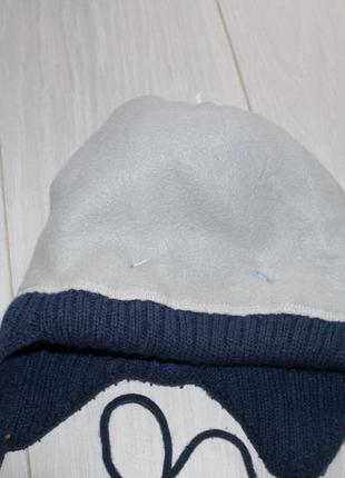 Тепла  зимова шапка  для  хлопчика р. 48-502 фото