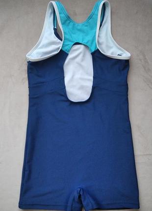 Спортивный слитный купальник шортами slazenger трико на 13 лет на рост 158