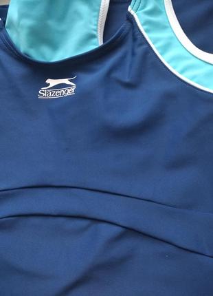 Спортивный слитный купальник шортами slazenger трико на 13 лет на рост 158
