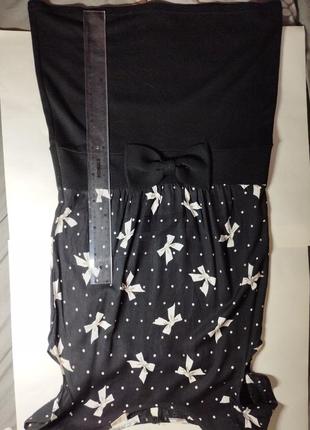 Школьное черное платье