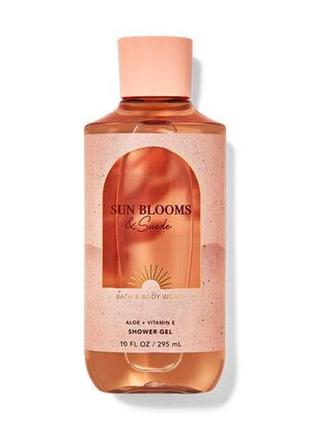 Гель для душа bath and body works sun blooms & suede