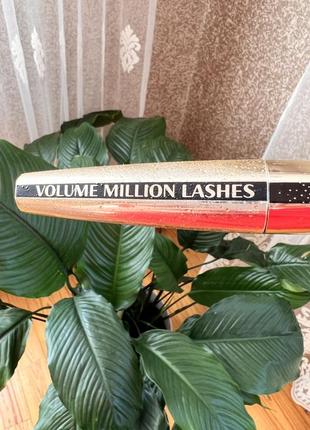 Тушь лореаль для выразительного объёма ресниц l`oréal paris volume million lashes classic4 фото