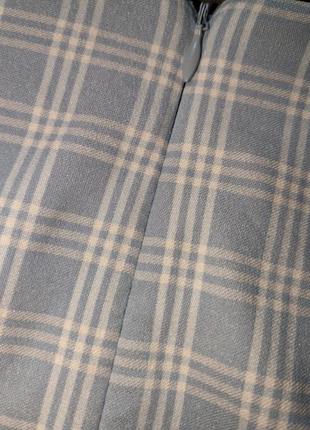 Юбка юбка в клетку голубая на пикник по фигуре приталенная обтягивающая карандаш короткая мини с разрезом лана дел рей лолита аниме3 фото