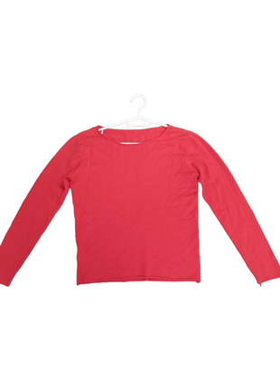 Красная без швов пуловер