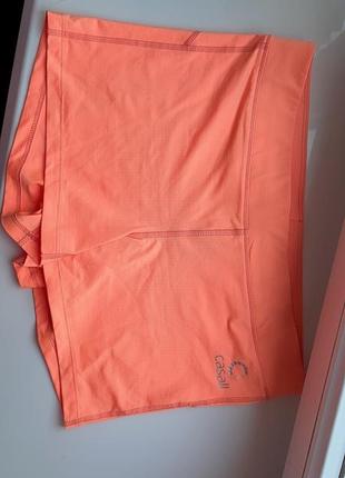Шорты для фитнеса велосипедки короткие оранжевые шорты для спорта спортивные шорты шорты для йоги casall2 фото