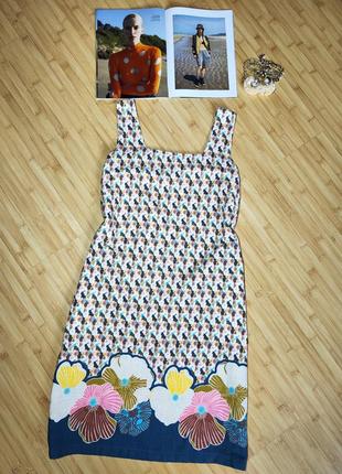 Next 👑отличное платье без рукавов сарафан в цветы,андр 161 фото