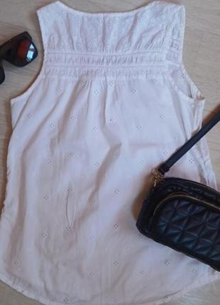 Шикарная белая вышитая блуза2 фото