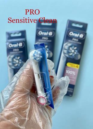 Oralb оралб pro sensitive clean! сменные насадки! поштучно!3 фото