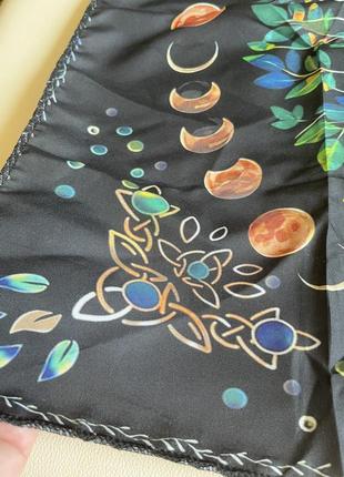 Скатерть для магических практик гобелен ветка triple moon 🌙🌝🌜 алтарне покривало таро треба5 фото