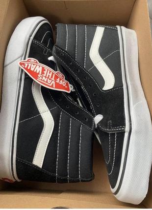 Стильные высокие кеды vans1 фото