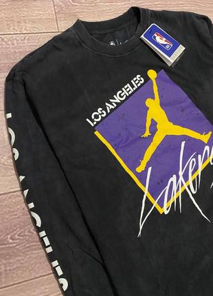 Чоловічий лонгслів nike jordan los angeles lakers3 фото