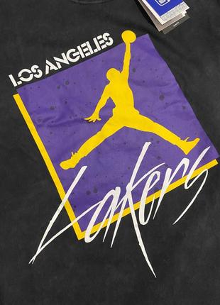 Чоловічий лонгслів nike jordan los angeles lakers5 фото