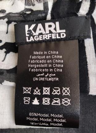 Хустка велика karl lagerfeld шовк , модал6 фото