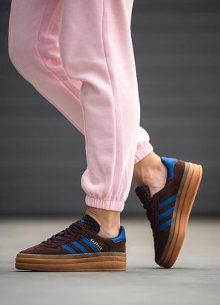 Женские кроссовки adidas gazelle bold1 фото