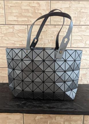 Сумка-тоут пляжная сумка bao bao issey miyake с геометрическим узором1 фото