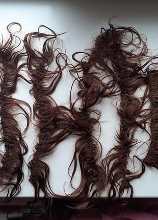 Трессы из натуральных волос пряди