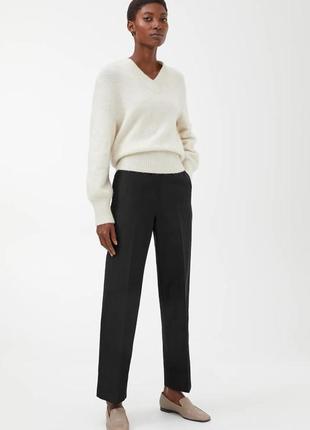 Штани arket straight elastic waist trousers / 386 фото