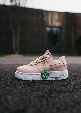 Женские кроссовки nike air force pixel pink 36-38-39-40-41