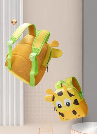 Детский рюкзак жираф3 фото