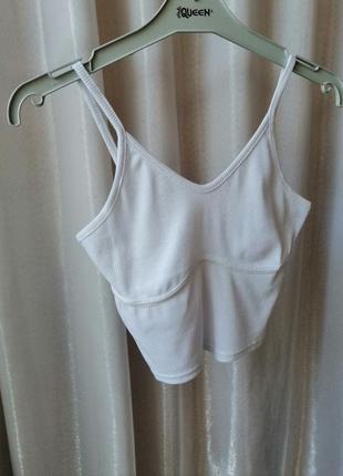 Майка топ топик в рубчик с эффектом корсета косточек видеоуход есть tiktok